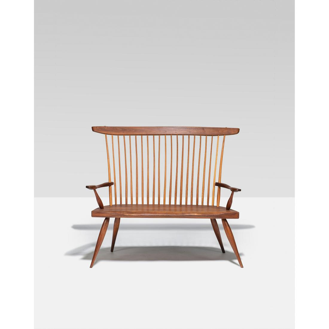 Joe Graham (20th c.) Wide bench - Unique piece (1 of 3)