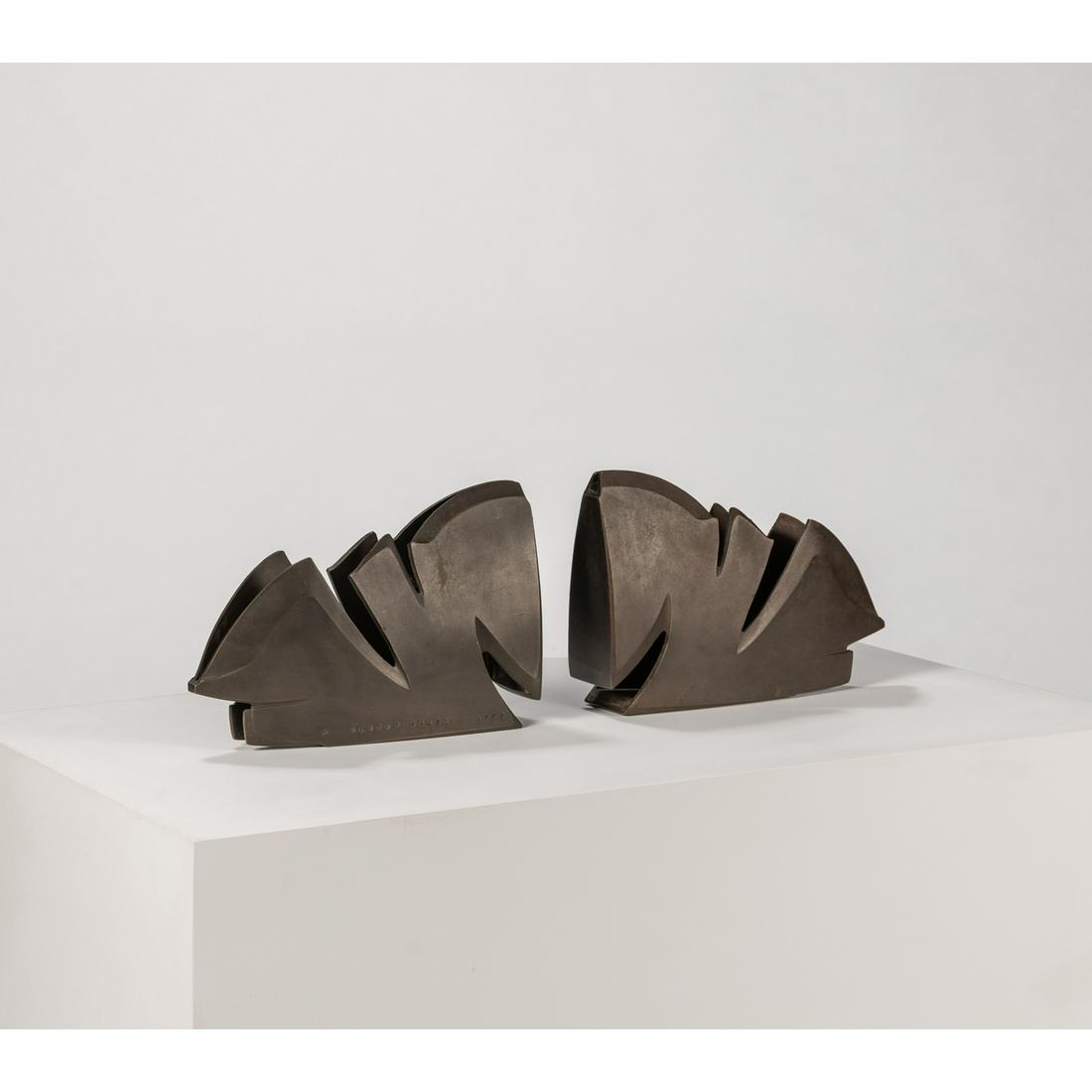 Albert Paley (born in 1944) Pair of bookends - Unique piece (1 of 2)