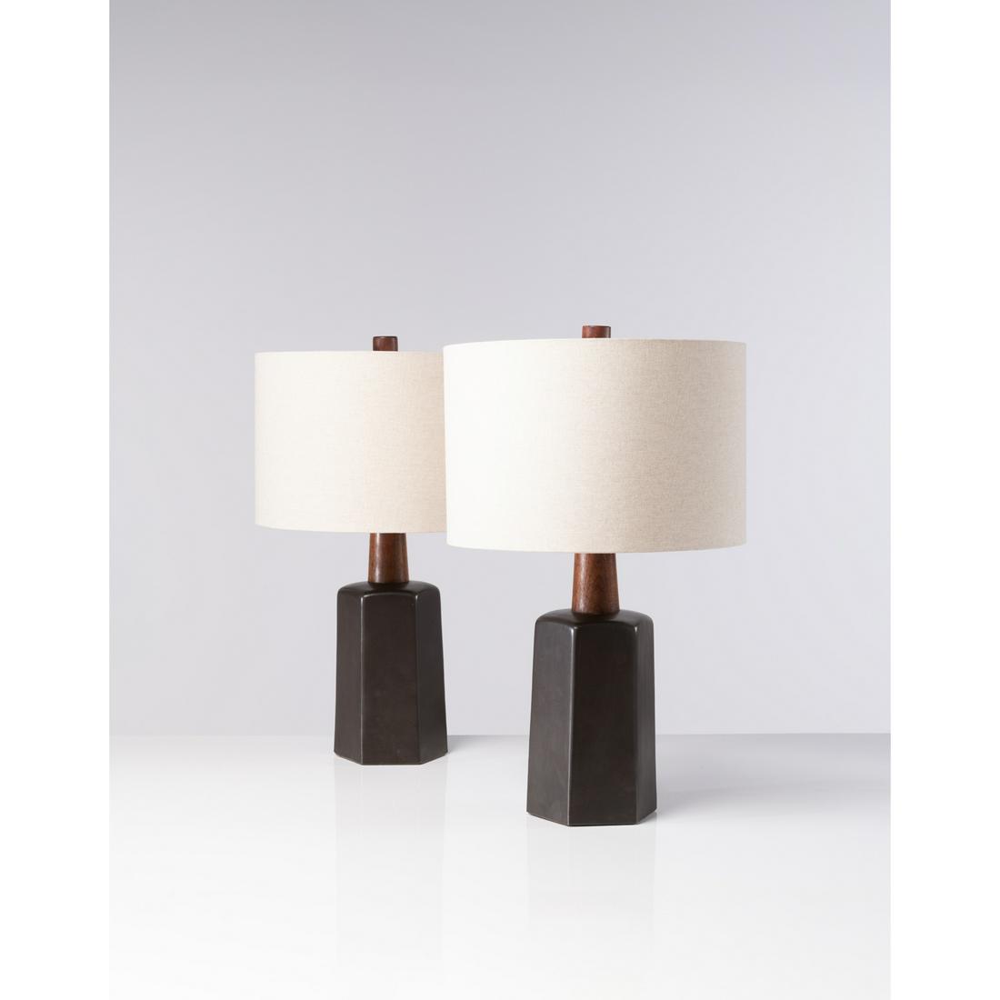 Jane & Gordon Martz (20th c.) Pair of table lamps (1 of 1)
