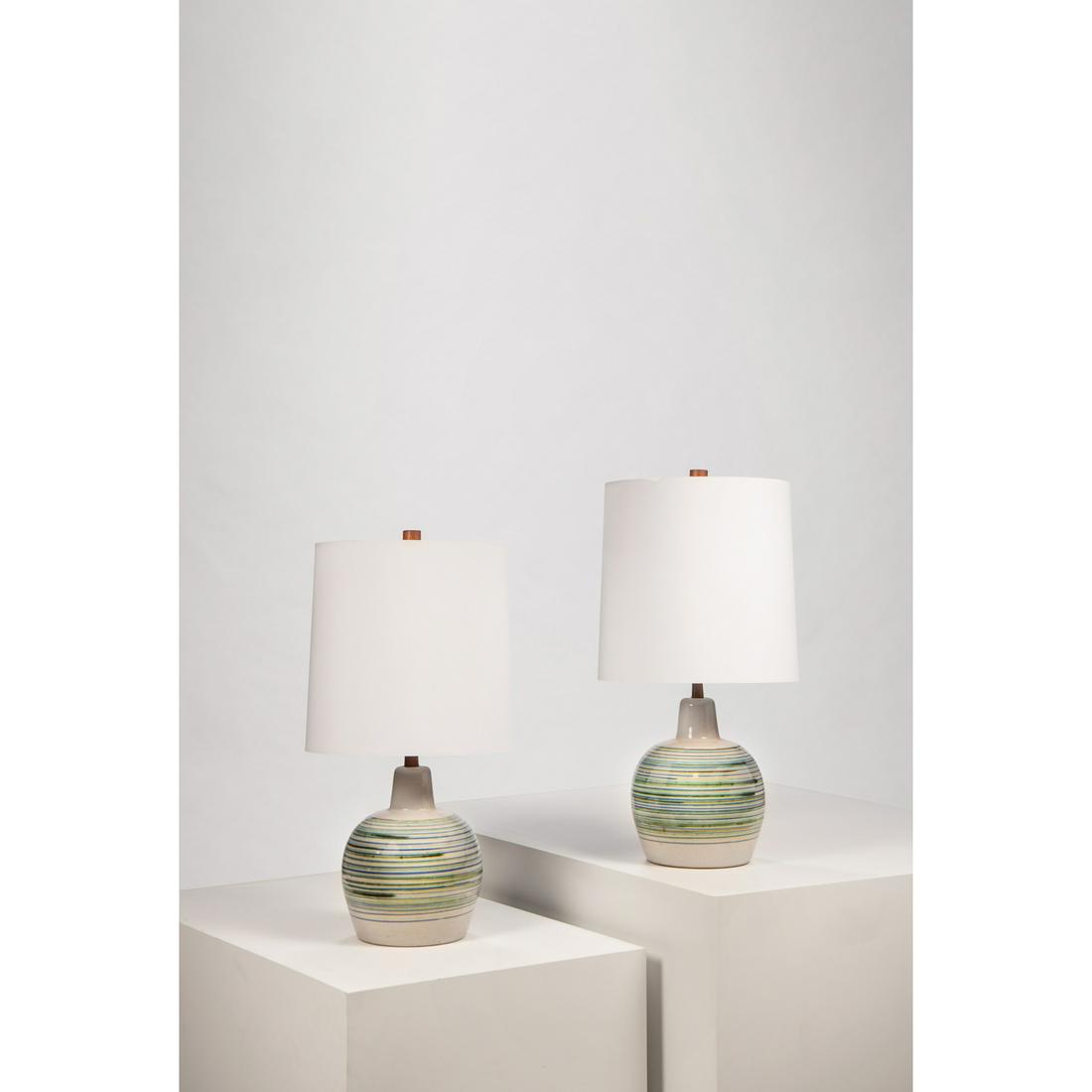 Jane & Gordon Martz (20th c.) Pair of table lamps (1 of 2)