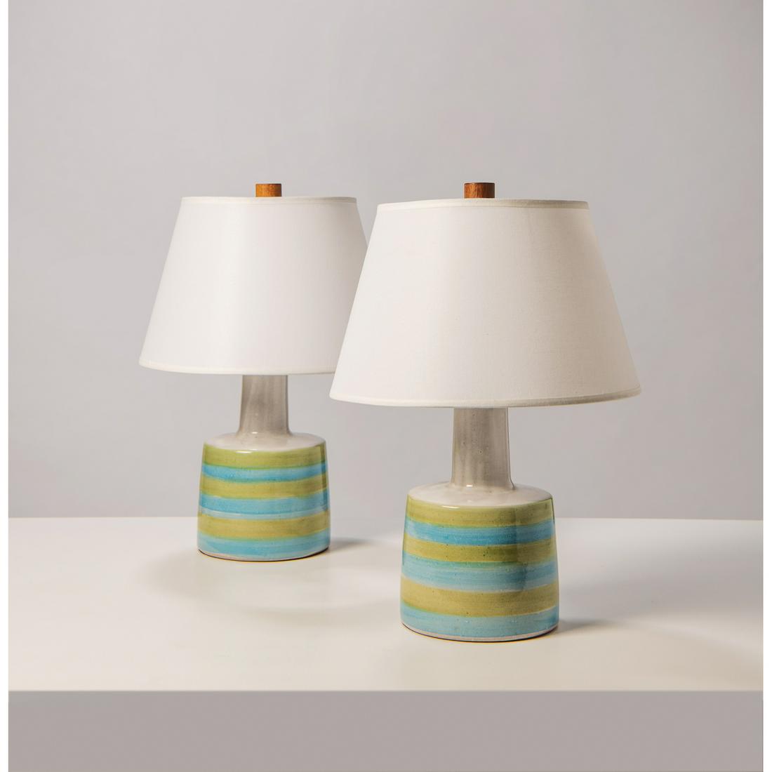 Jane & Gordon Martz (20th c.) Pair of table lamps (1 of 2)