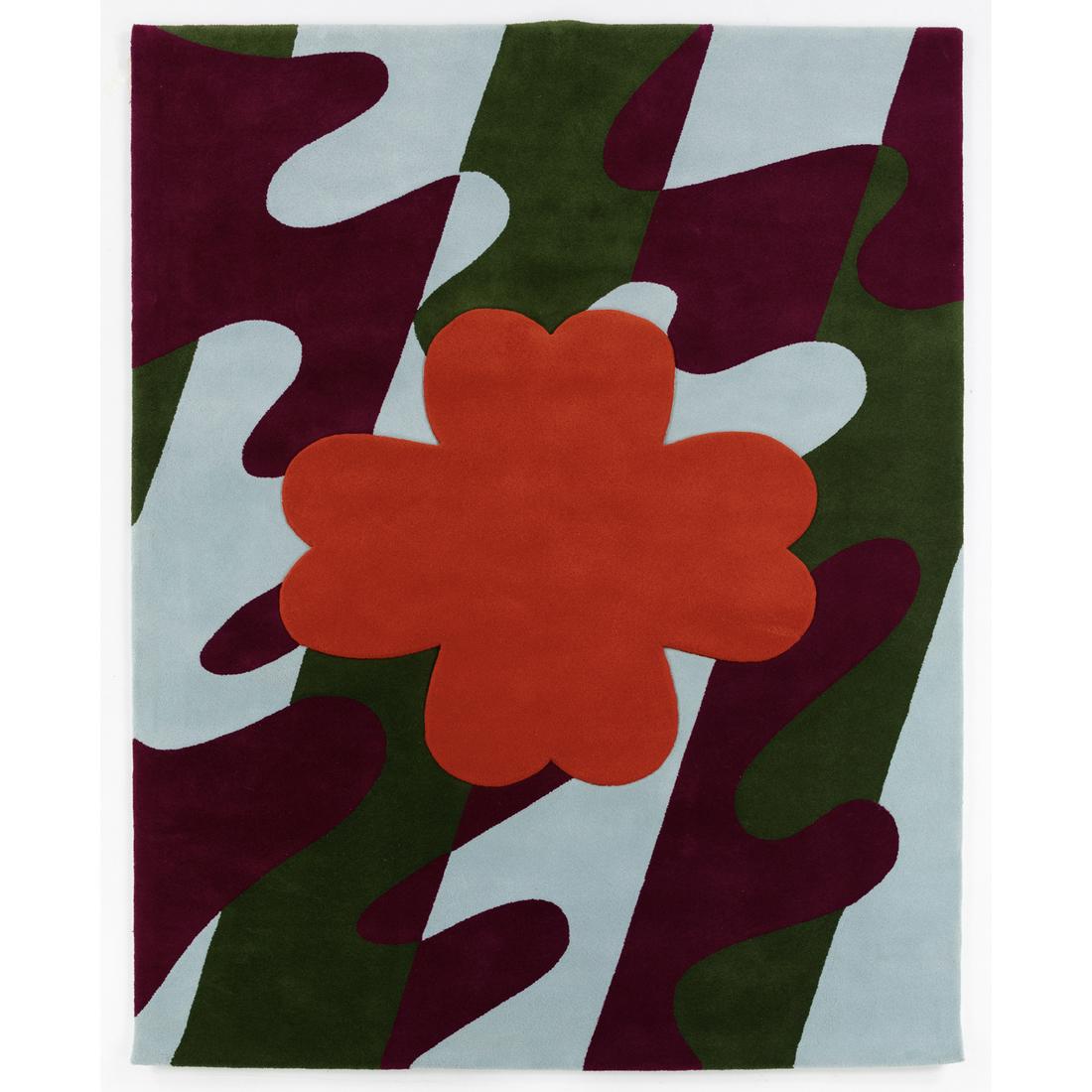 Chloé Nègre (born in 1983) Azalée: Chloé Nègre (born in 1983)AzaléeCarpetHand-tufted woolEdited by PintonManufacturer's label on the undersideModel created in 2021255 × 180 cm