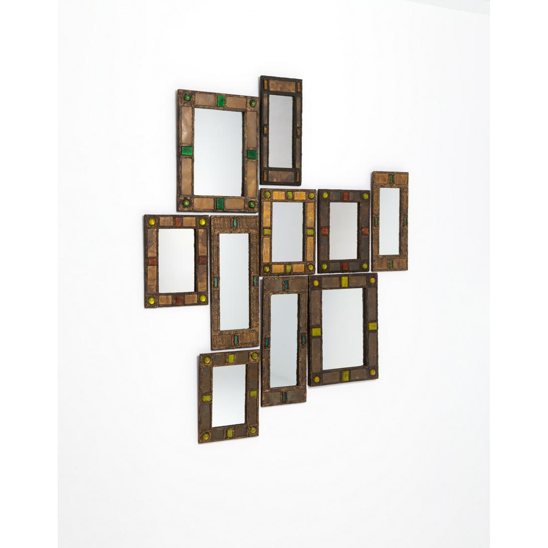 Irène Jaworska (20th c.) Set of ten mirrors (1 of 2)