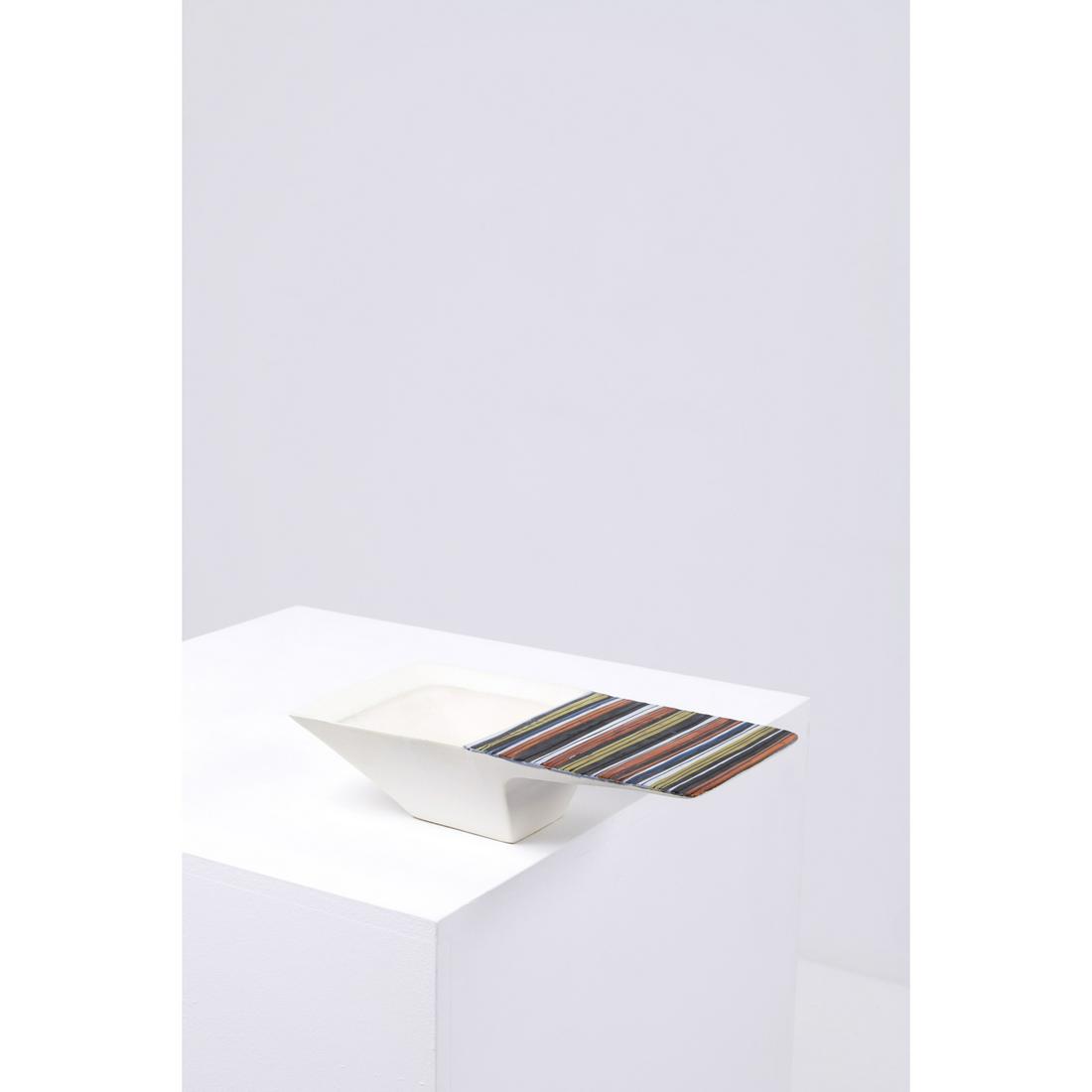 Roger Capron (1922-2006) 'Pyjama' cup: Roger Capron (1922-2006)'Pyjama' cupGlazed ceramic Model created around 1950Signed 'Capron Vallauris' under the base H 8 x W 34 x D 17 cm'