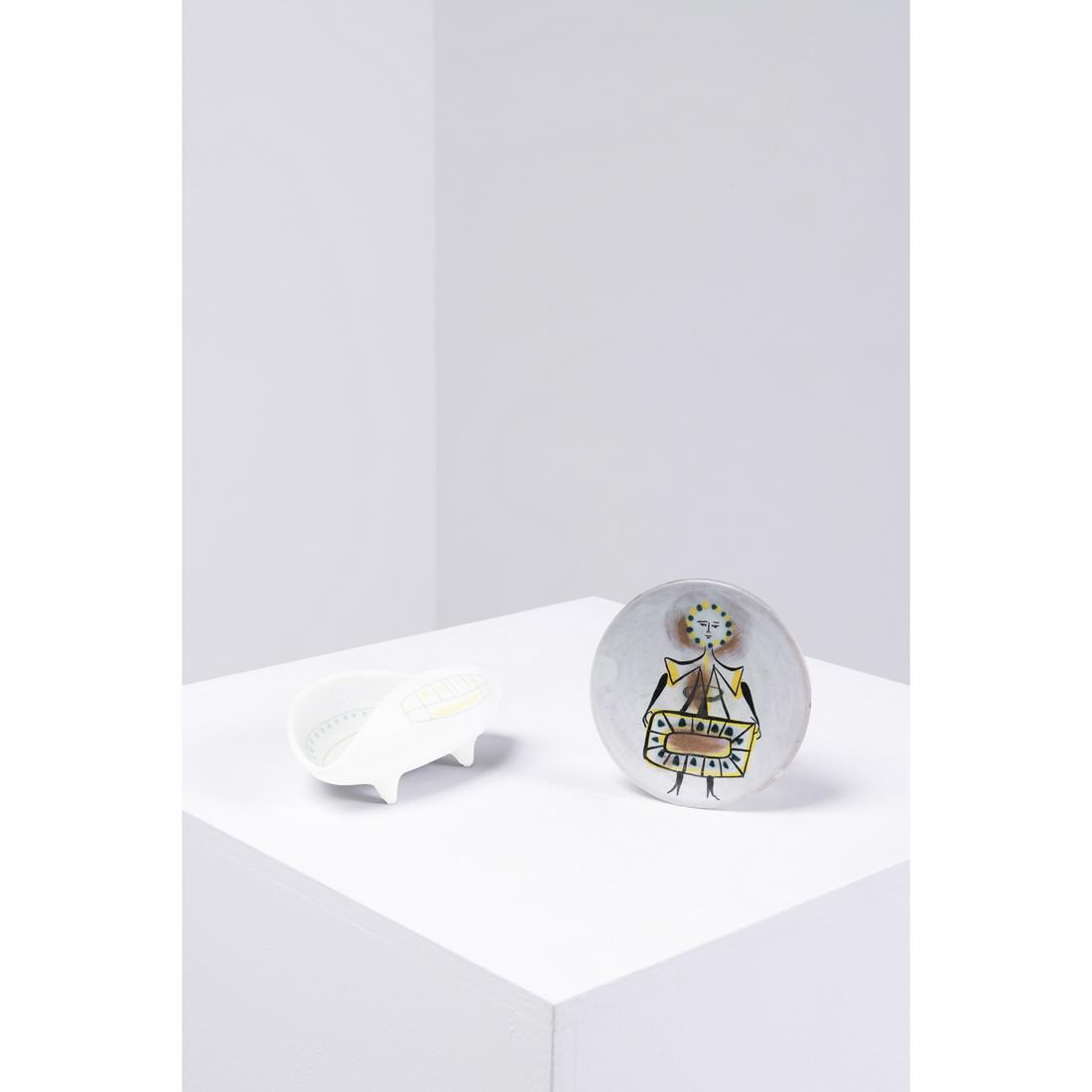 Roger CAPRON (1922-2006) Cup: Roger CAPRON (1922-2006)CupGlazed ceramicModel created around 1950Signed 'Capron Vallauris' under the baseD 15.5 cm