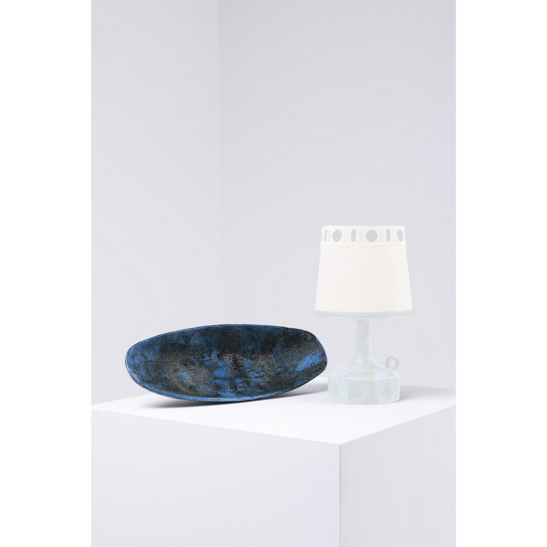 Jacques Blin (1920-1995) Cup: Jacques Blin (1920-1995)CupGlazed ceramicModel created around 1960Signed 'J Blin' under the base H7 x W46 x D 18.5 cm