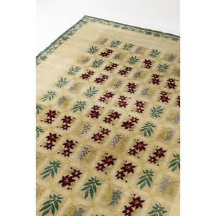 Paule Leleu (1906-1987) Carpet: Paule Leleu (1906-1987)CarpetWoolModel created circa 1940H 467 X L 353 cm