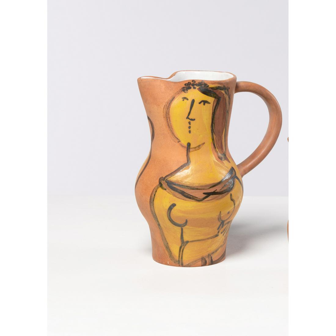 Jacques Innocenti (1926-1958) Large pitcher: Jacques Innocenti (1926-1958)Large pitcher Glazed ceramicSigned under the base 'INNOCENTIModel created around 1950H 24 x W 20,5 cm