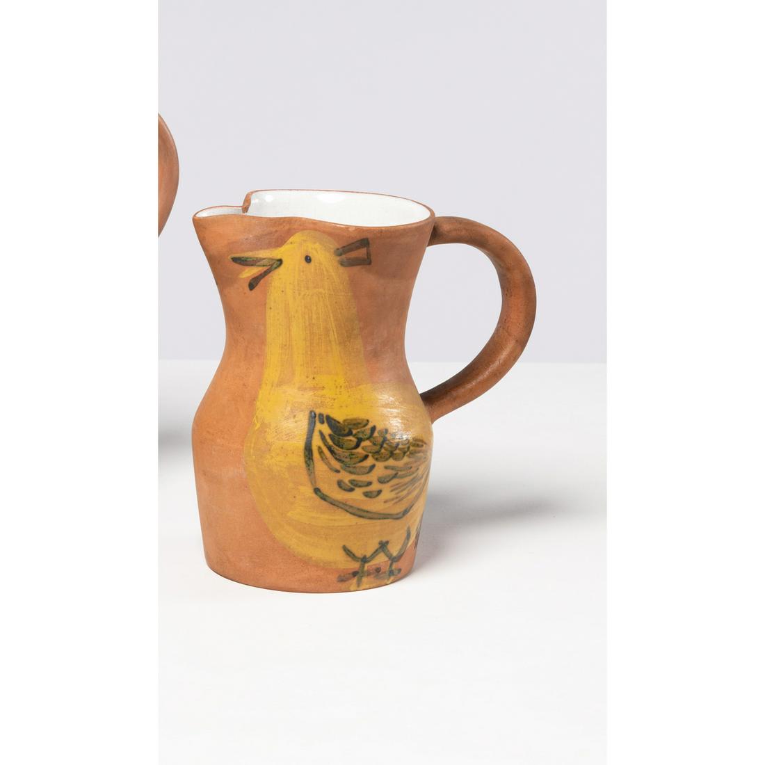 Jacques Innocenti (1926-1958) Small pitcher: Jacques Innocenti (1926-1958)Small pitcher Glazed ceramicSigned under the base 'J INNOCENTI Vallauris 1950Model created in 1950H 20 x W 17 cm