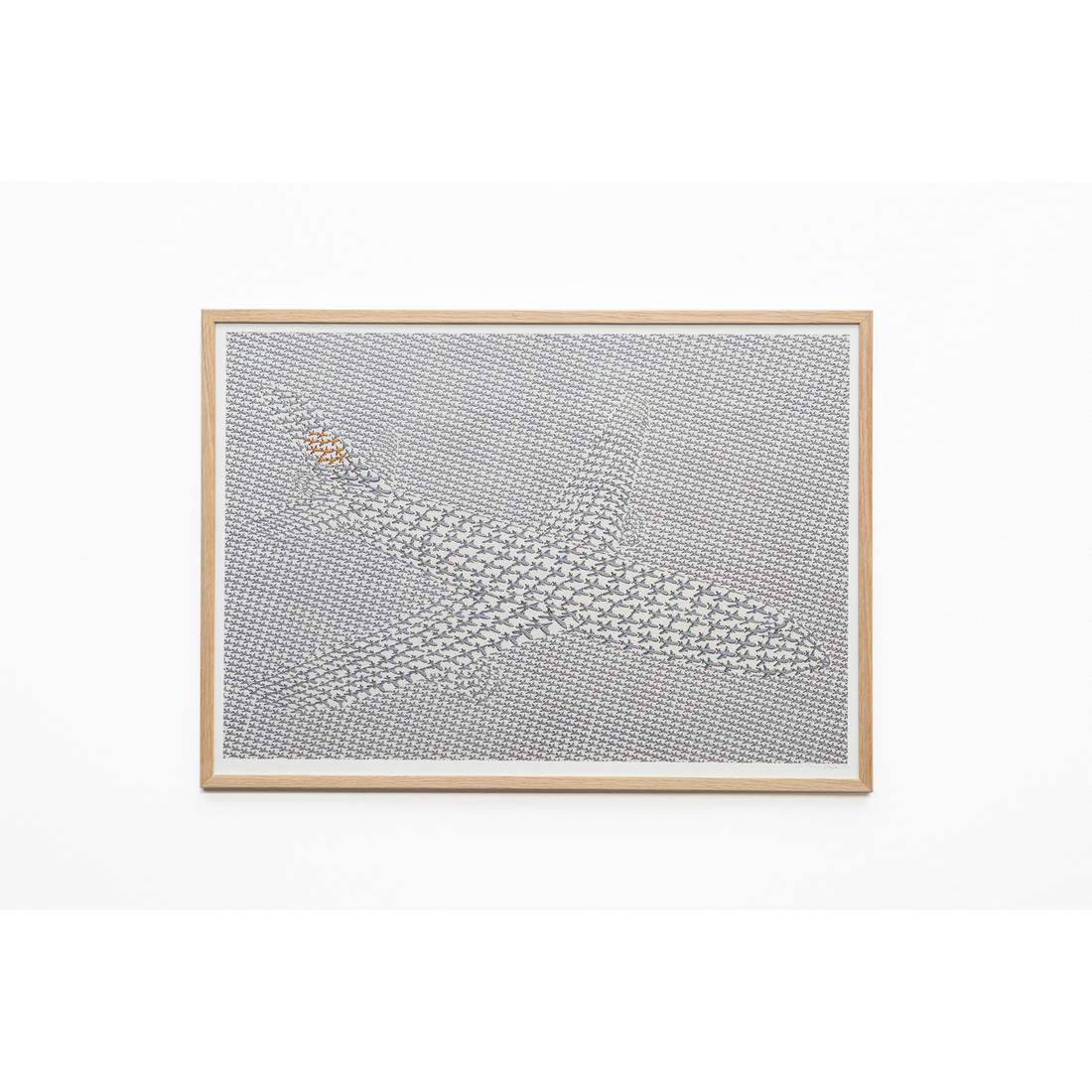 Thomas Bayrle (born in 1937) Untitled, 1982: Thomas Bayrle (born in 1937)Untitled, 1982SilkscreenSigned16,5 × 21,4 cm (with frame)11,5 × 16,2 cm (without frame)