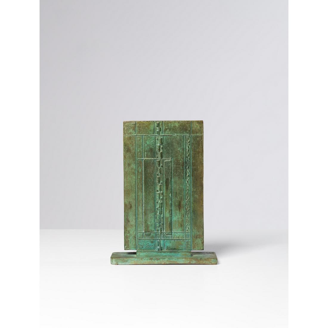 Francesco Marino di Teana (1920-2012) Hommage à la divine comédie de Dante, 1985: Francesco Marino di Teana (1920-2012) Hommage à la divine comédie de Dante, 1985 Bronze with green patina Signed, dated and numbered on the base : "8/8" Titled on the reverse Edition of 8 +