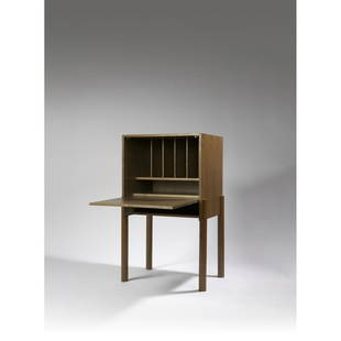 François Bauchet (born in 1948) Secretary desk: François Bauchet (born in 1948)Secretary deskStained ash woodEdited by NéotùModel created in 1991H 128 × L 72 × W 56 cmBibliography: C. Braunstein-Kriegel, 'Les Années St