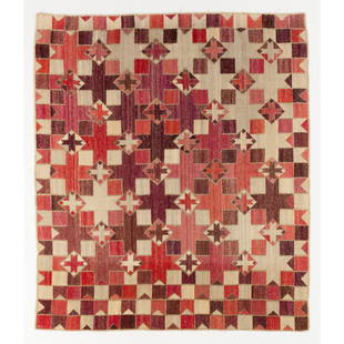 Barbro Nilsson (1899-1983) 'Rubinstjärnan' carpet: Barbro Nilsson (1899-1983)'Rubinstjärnan' carpetWoolWoven 'BN'; monogramModel created in 1960H 220×L 187cm