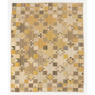 Barbro Nilsson (1899-1983) 'Korsstjärnan' carpet: Barbro Nilsson (1899-1983)'Korsstjärnan' carpetWoolWoven 'BN' monogramModel created c. 1960H 212×L 155cm