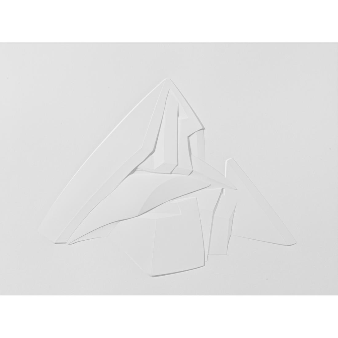 Parvine Curie (born in 1936) Pyramide, 2016: Parvine Curie (born in 1936)Pyramide, 2016Paper embossingSigned on the back35,5 × 43,5 cm (with frame)24 × 32 cm (without frame)