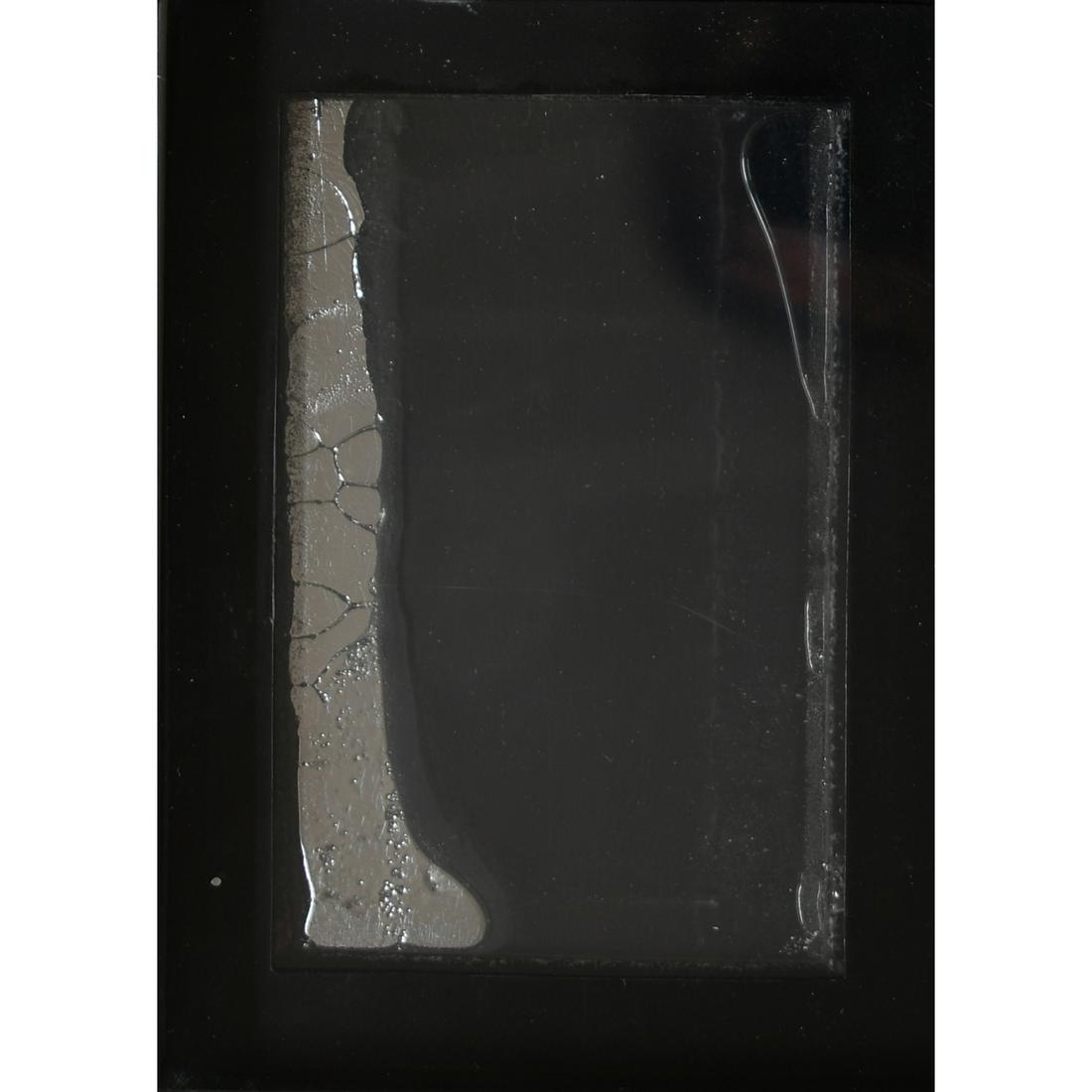 Ronald Mallory (b. 1939) Kinetic object - c. 1980: Ronald Mallory (b. 1939) Kinetic object - c. 1980 Metal, glass and mercury Signed and numbered "1/150" 13.5 × 18 cm (framed) Provenance: Velma Bury Collection, Paris