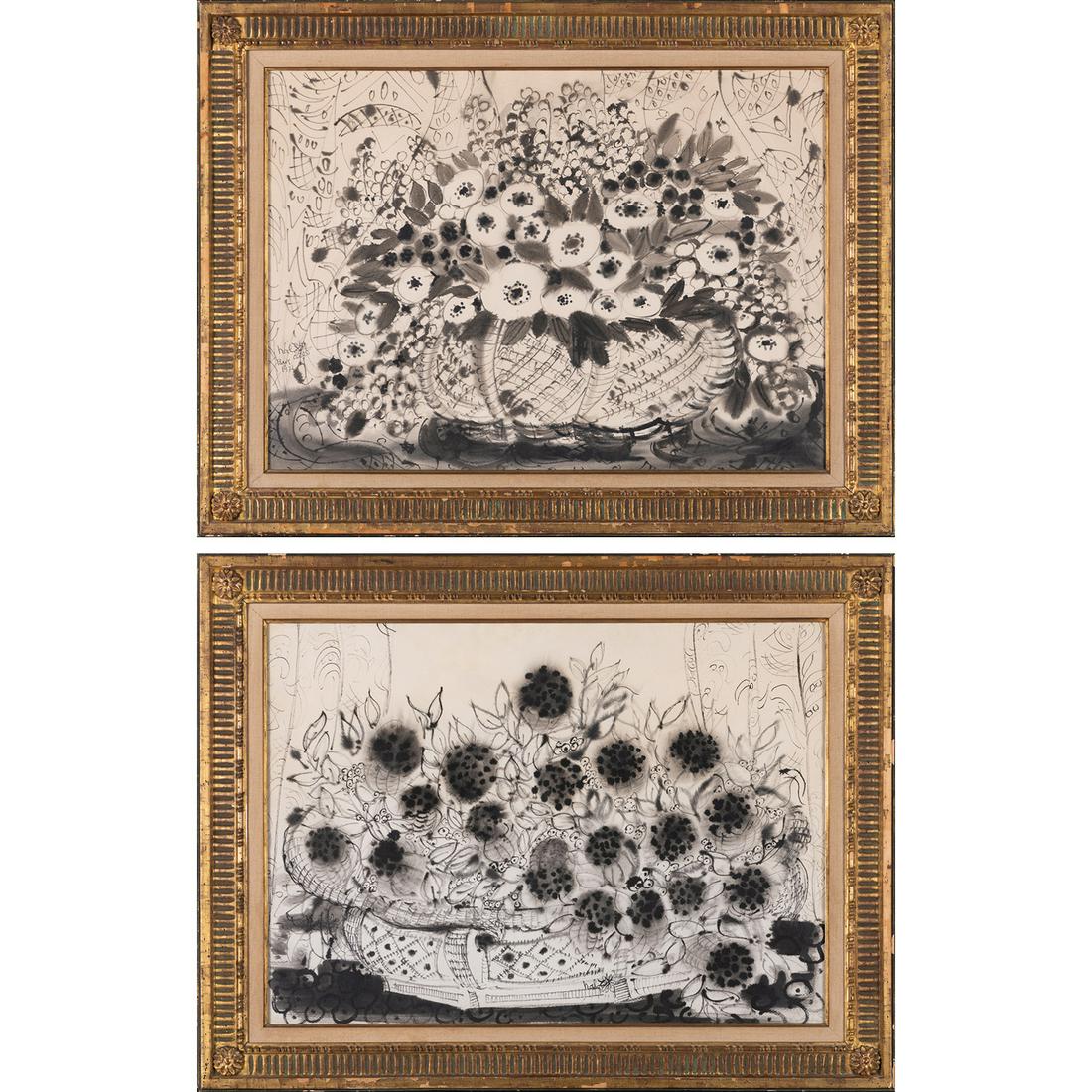 Contemporary school, circa 1970 Flower bouquets (1 of 3)