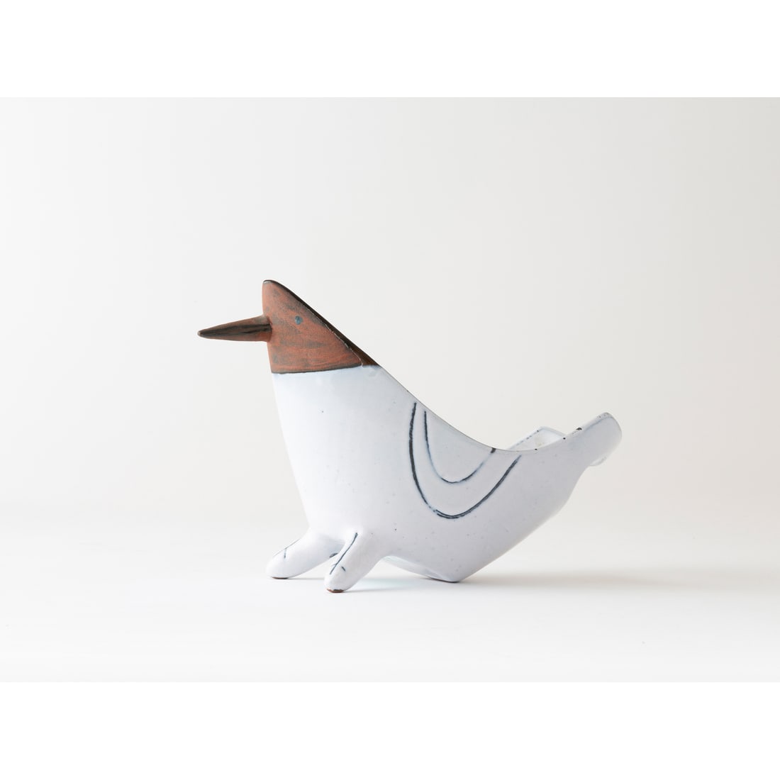 Jacques Innocenti (1926-1961) Bird dish: Jacques Innocenti (1926-1961)Bird dishCeramicSigned "INNOCENTI VALLAURIS"Model created in the 1950sH 17,5 × L 25 × W 14,5 cm