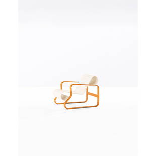 Alvar Aalto (1898-1976) Armchair, model no. 41, 'Paimio': Alvar Aalto (1898-1976)Armchair, model no. 41, 'Paimio'Bent and lacquered birchEdited by Oy Huonekalu- ja RakennustyötehdasModel created in 1932H 65 x L 60 x W 86 cmBibliography:- Nordic Design D