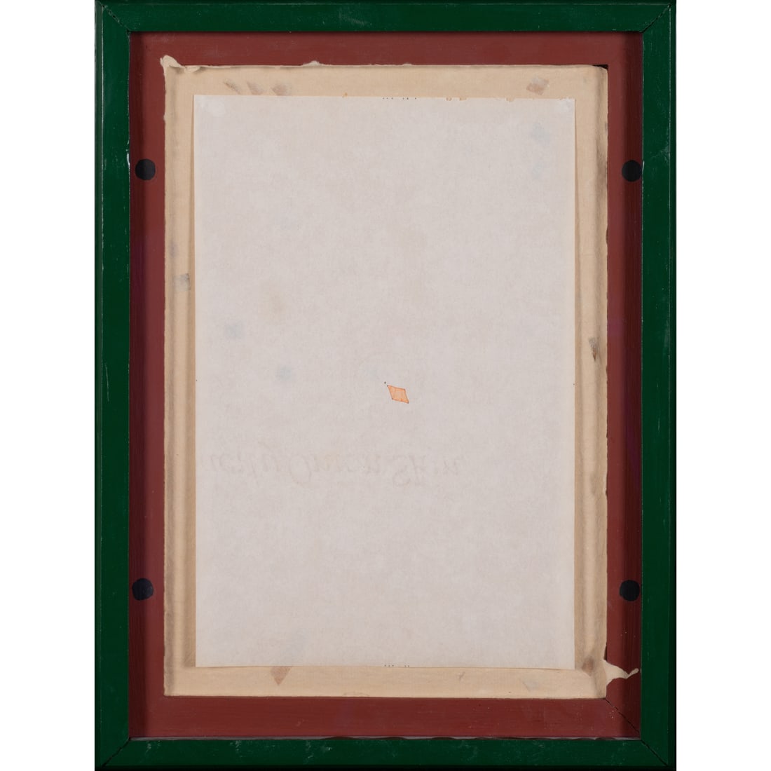 Richard Tuttle (born in 1941) Portland Works, Group II, # 35, 1976: Richard Tuttle (born in 1941)Portland Works, Group II, # 35, 1976Watercolor on aerial post letterhead paper, in an artist's frame Numbered on a label on the back "#35" from a set of 39 drawings31 x 2