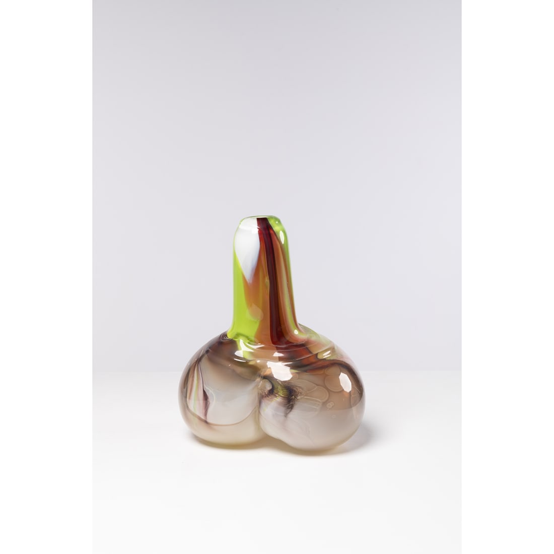 Erik Dietman (1937-2002) Bite - Unique piece: Erik Dietman (1937-2002)Bite - Unique pieceVaseBlown glassEdited by CIRVAEngraved with "Dietman 89 CIRVA' on the sideModel created circa 1989H 32,5 × L 25 × W 22,5 cmProvenance: Purchased by