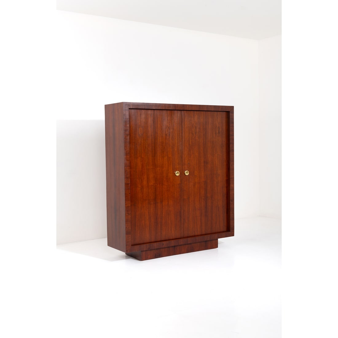 Jean Royère (1902-1981) Dresser: Jean Royère (1902-1981)DresserRosewood and gilded bronzeModel created circa 1930H 160×L 140×W 42cmProvenance:- Model created for the Bensaude family, Paris- Galerie Jacques Lacoste and
