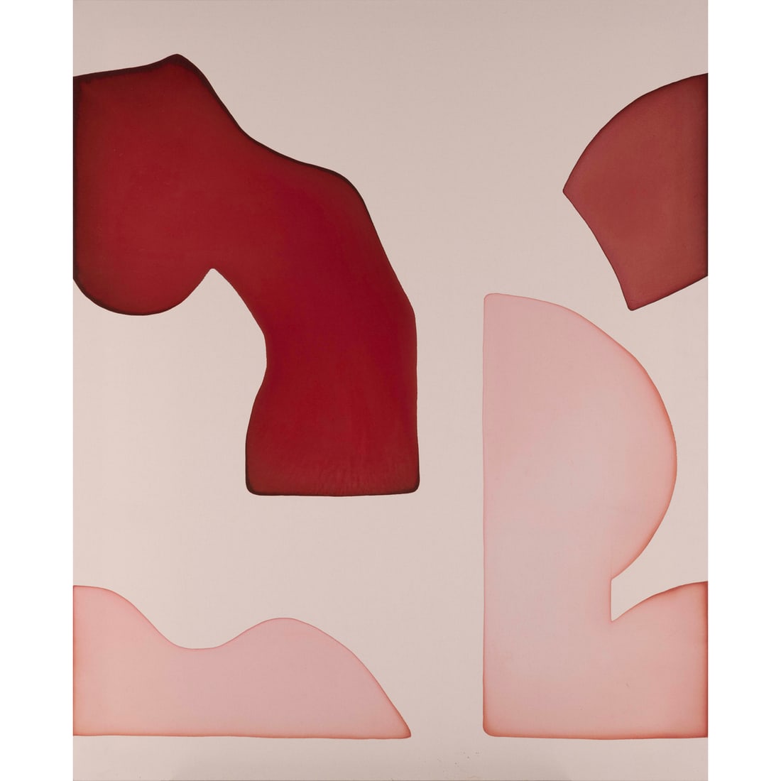 ƒ Landon Metz (born in 1985) Untitled, 2016: ƒ Landon Metz (born in 1985)Untitled, 2016Dye on canvasInitialed and dated on the back203 x 163 cmProvenance :- Galleria Massimo Minini, Italy- Private collection, Spain