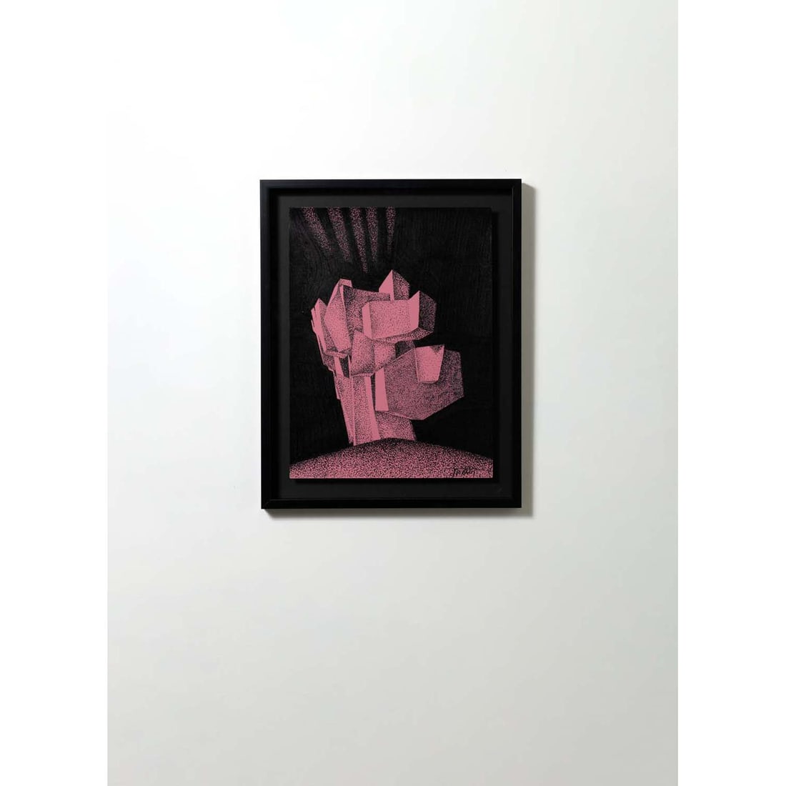 André Borderie (1923-1998) Untitled, circa 1960: André Borderie (1923-1998)Untitled, circa 1960Felt-tip pen on pink ‘Color Match’ paperSigned on the bottom left60 × 45 cmProvenance : purchased from the artist’s family