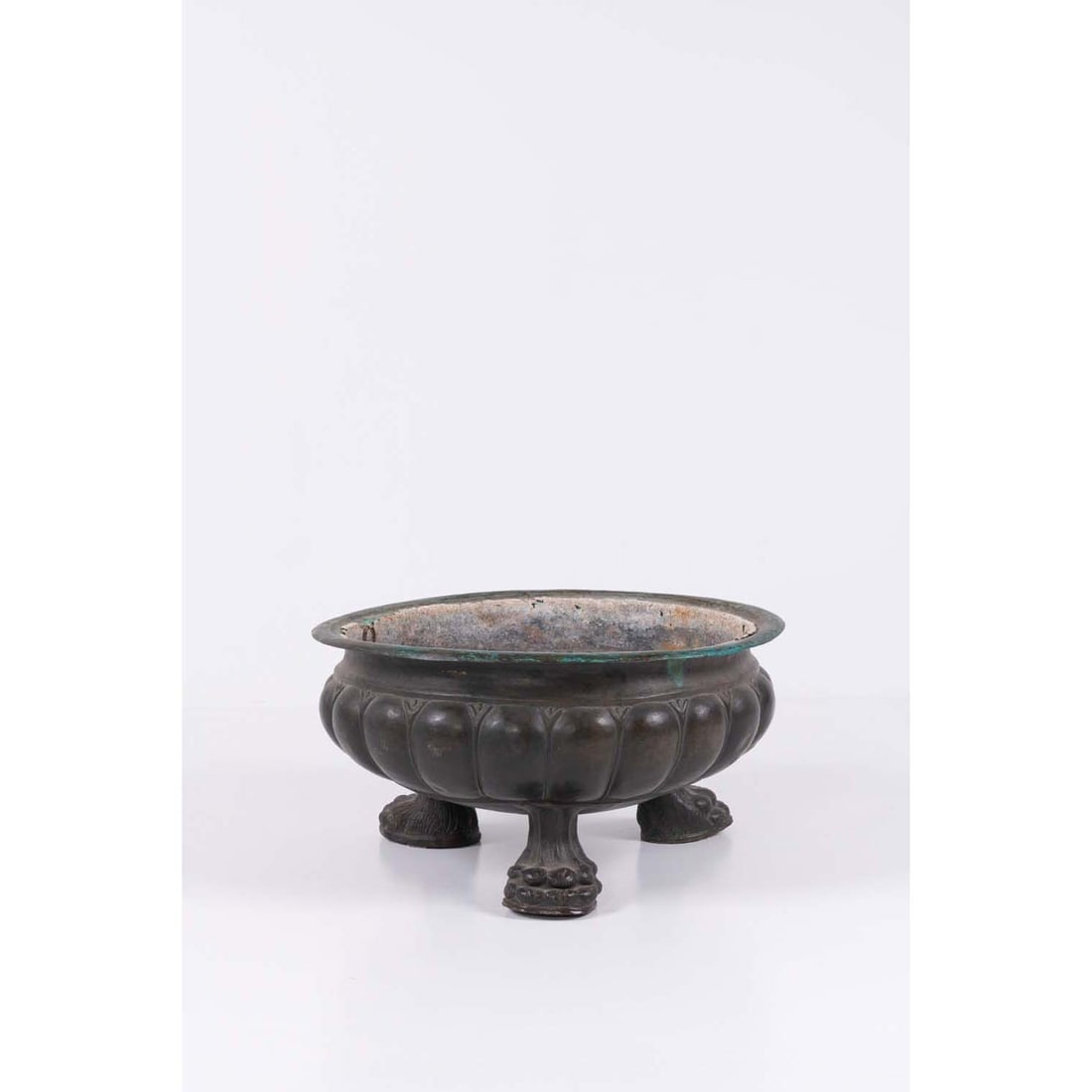CHINA - Early XXth century  a black lacquered metal jardiniere (1 of 1)