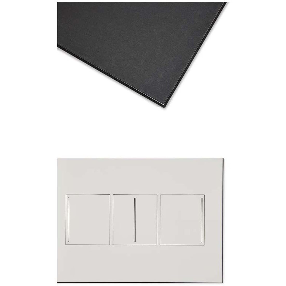 Alan Charlton (b: Alan Charlton (b. 1948)50 Grey Books, 1989Ed. Galerie Durand-Dessert, ParisLarge oblong in-folio (30.5 × 43 cm), full gray cloth and publisher's hardback boxSigned and inscribed "24/50" in pencil