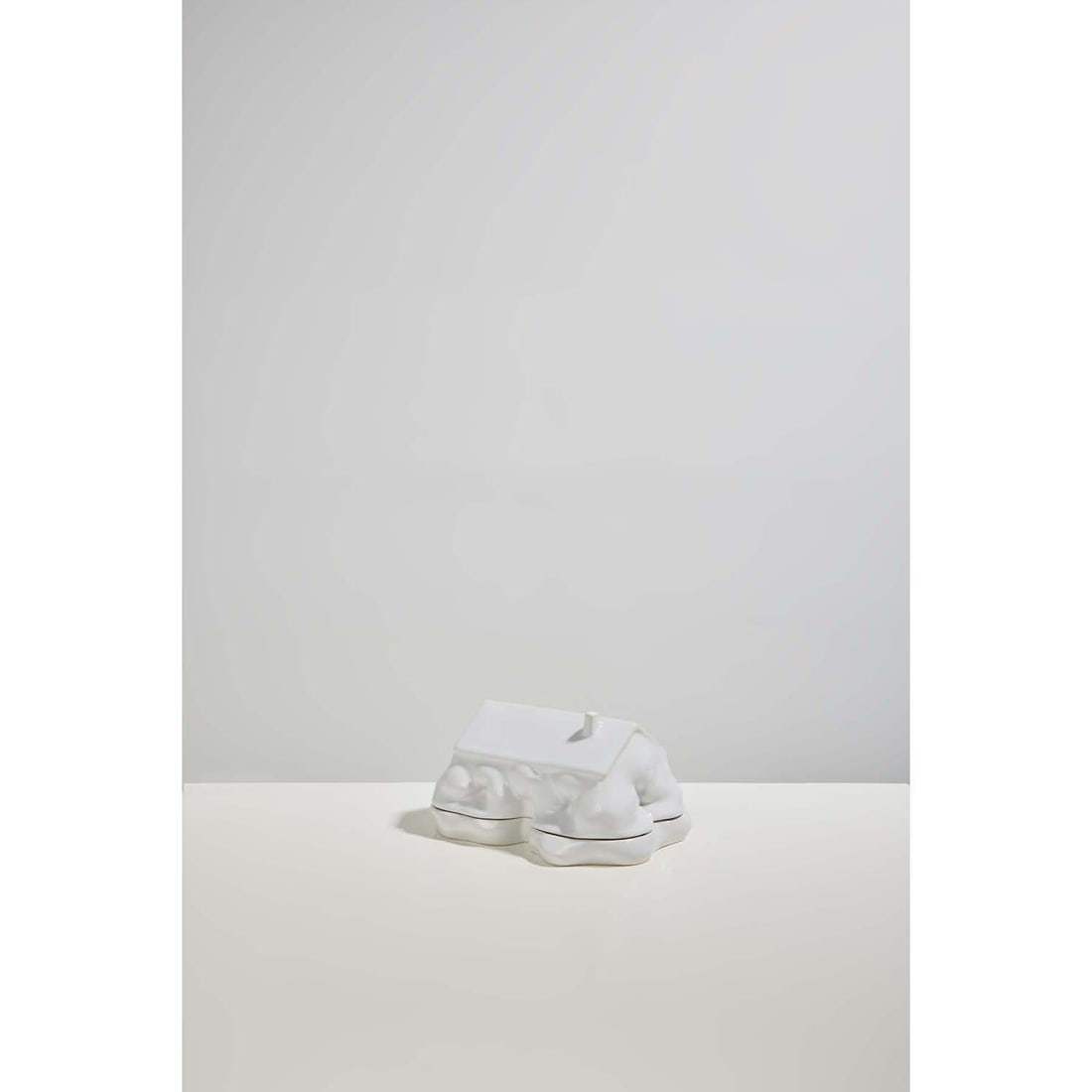 Erwin Wurm (b: Erwin Wurm (b. 1954)Little Big House, 2020Butter dishGlazed ceramicPublisher We Do Not Work Alone, ParisNumbered "281/300" on reverse15 x 19 x 10 cm