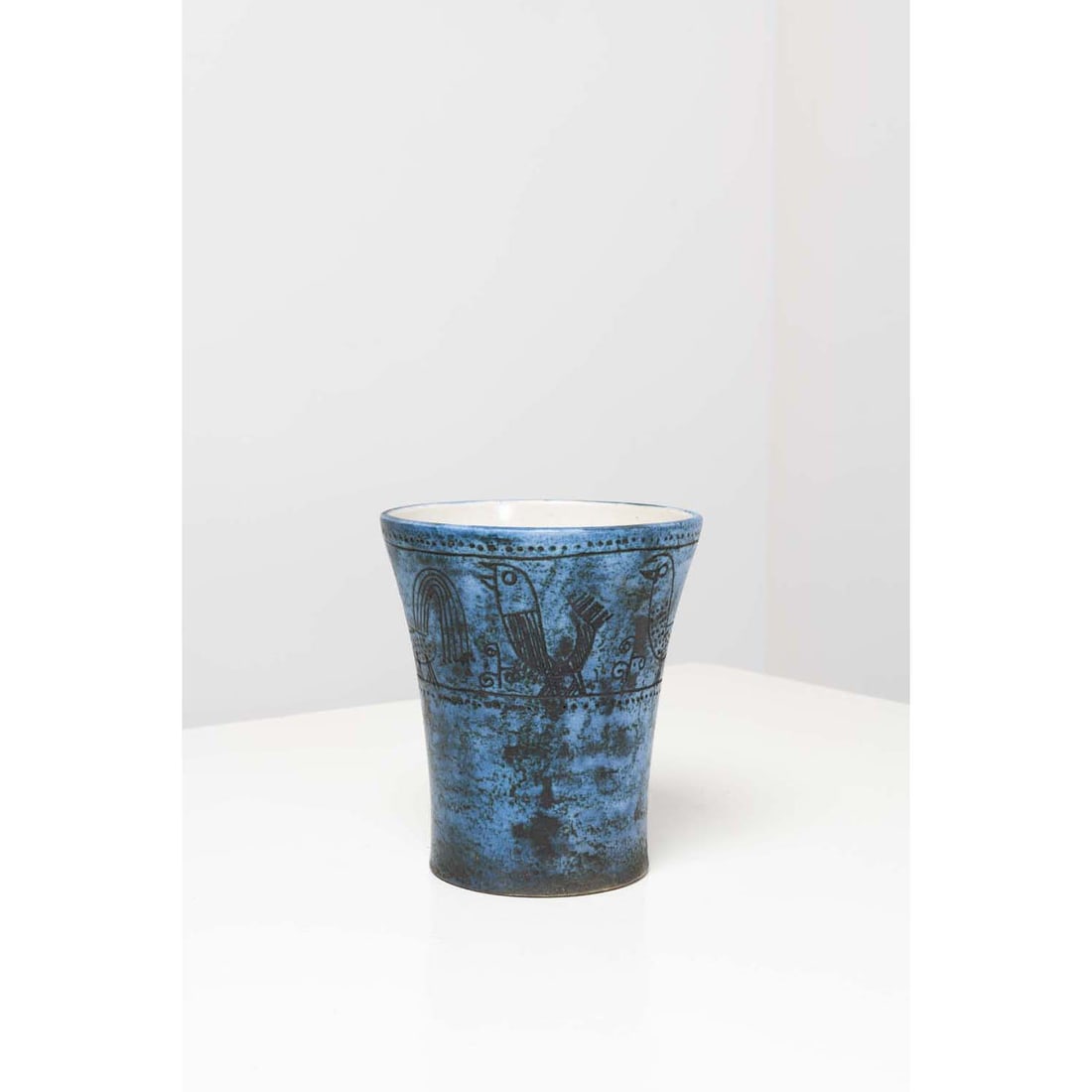 Jacques Blin (1920-1995) Vase: Jacques Blin (1920-1995)VaseEnamelled ceramicSigned 'J Blin' on the reverseModel created circa 1960H 19 cm