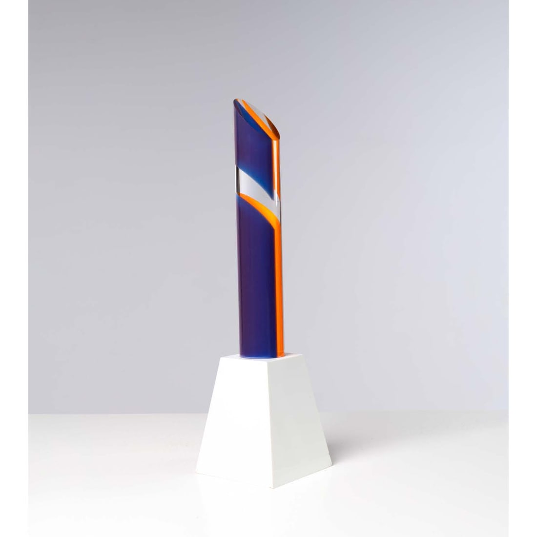 Jean-Claude Farhi (1940-2012) Colonne: Jean-Claude Farhi (1940-2012)ColonneKinetic sculpturePolymethacrylateIncised signature, 'Farhi' on the column and '3' on the underside of the plinthModel created circa 1985H 58 × L 15 × W 15