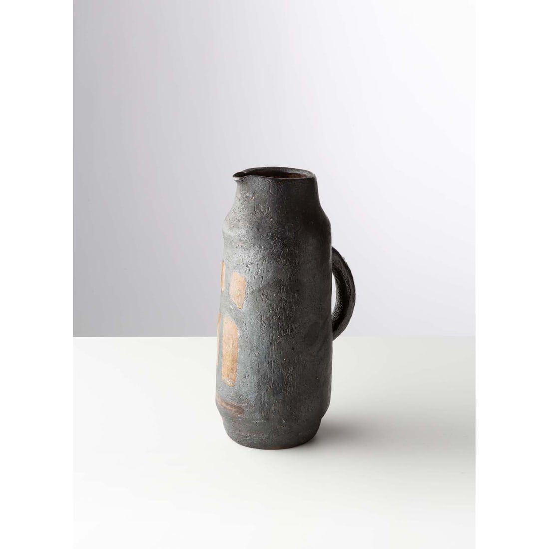 Jean Lerat (1913-1992) & Jacqueline Lerat (1920-2009) Pitcher: Jean Lerat (1913-1992) & Jacqueline Lerat (1920-2009)PitcherStonewareIncised signature, 'J.J Lerat'Model created circa 1960H 27 × L 15 × W 11 cm