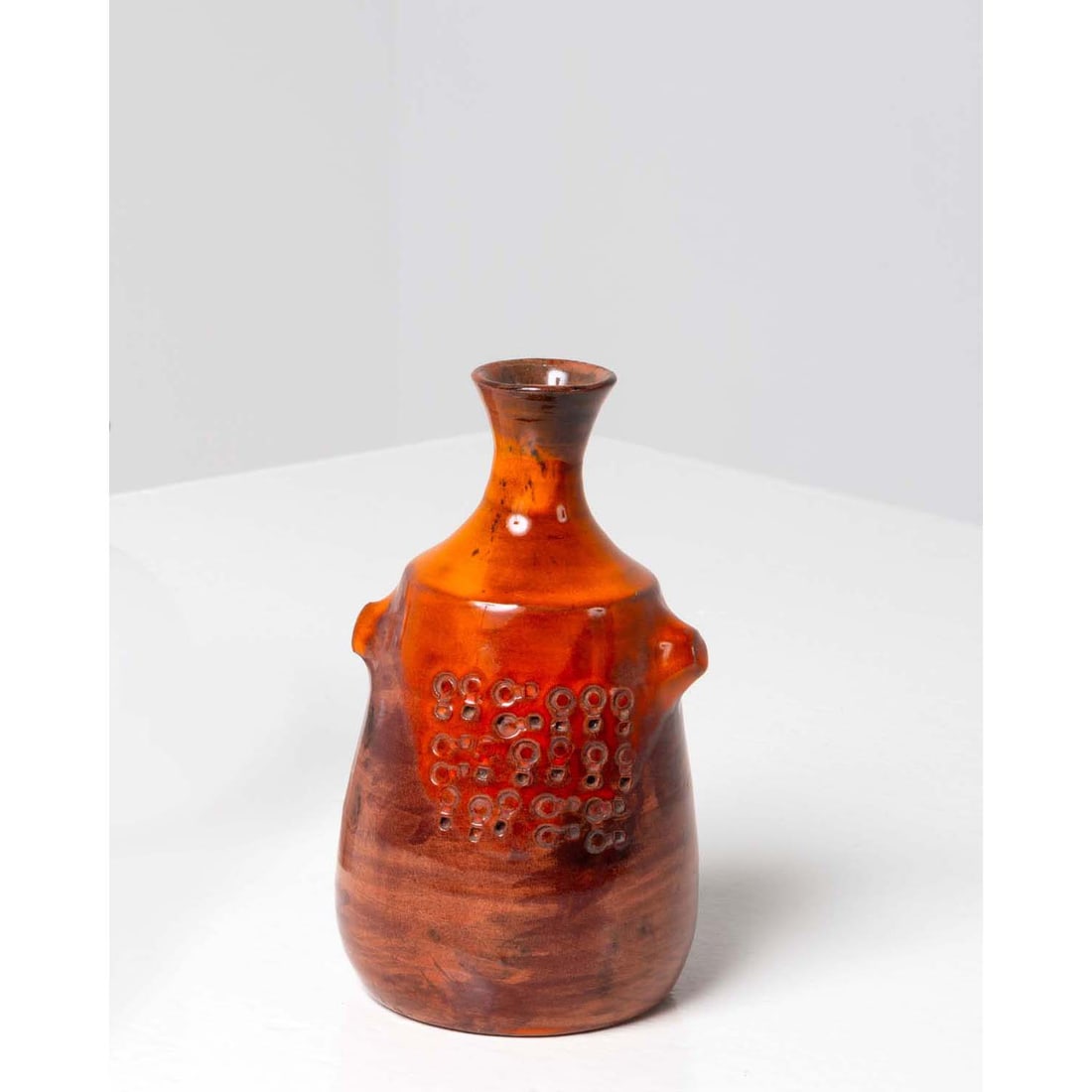 Juliette Derel (1918-2007) Bottle Glazed ceramic Model created circa 1950 Signed on reverse 'J: Juliette Derel (1918-2007)BottleGlazed ceramicModel created circa 1950Signed on reverse 'J Derel'H 17 cm