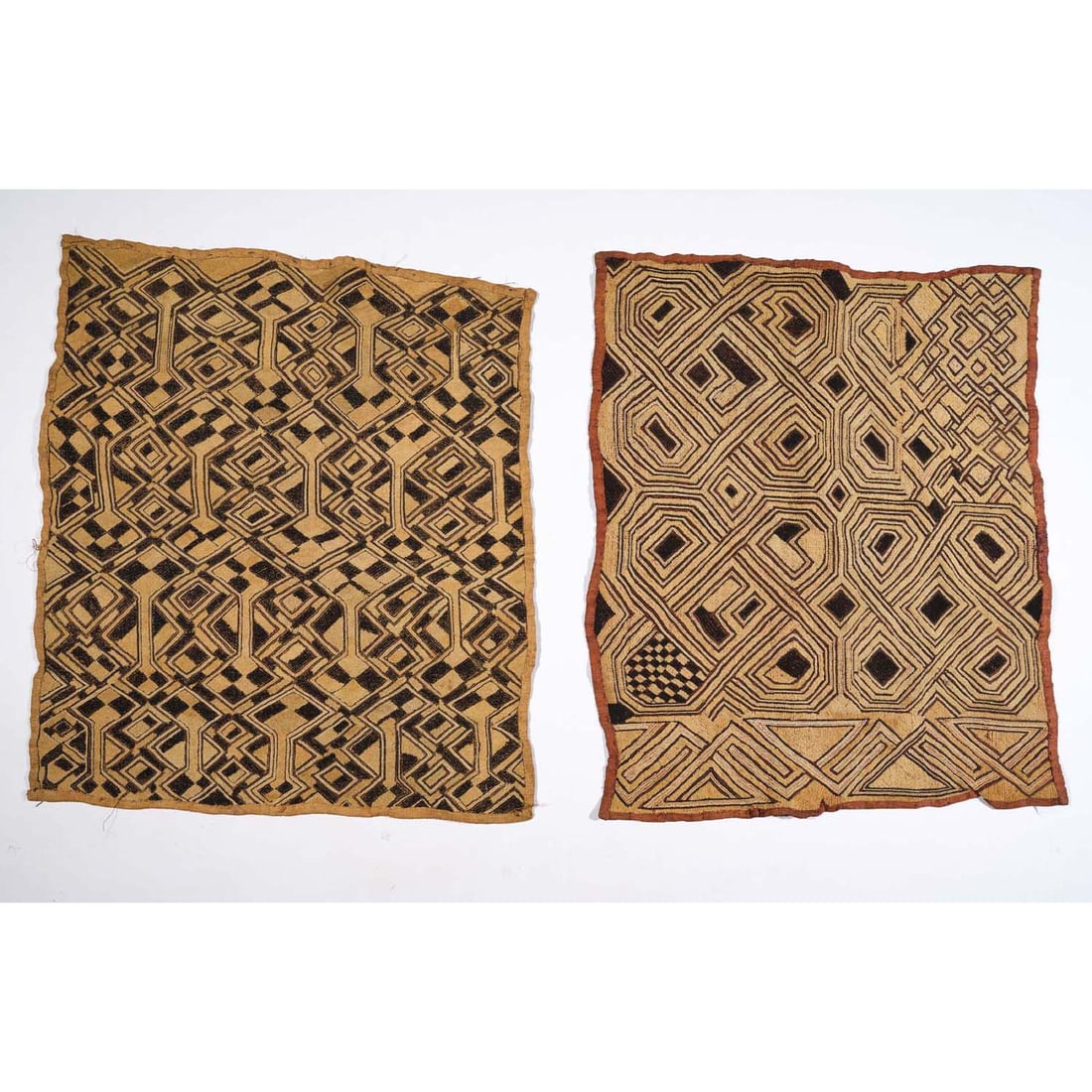 Two Shoowa textiles Geometric design Kuba D (1 of 1)