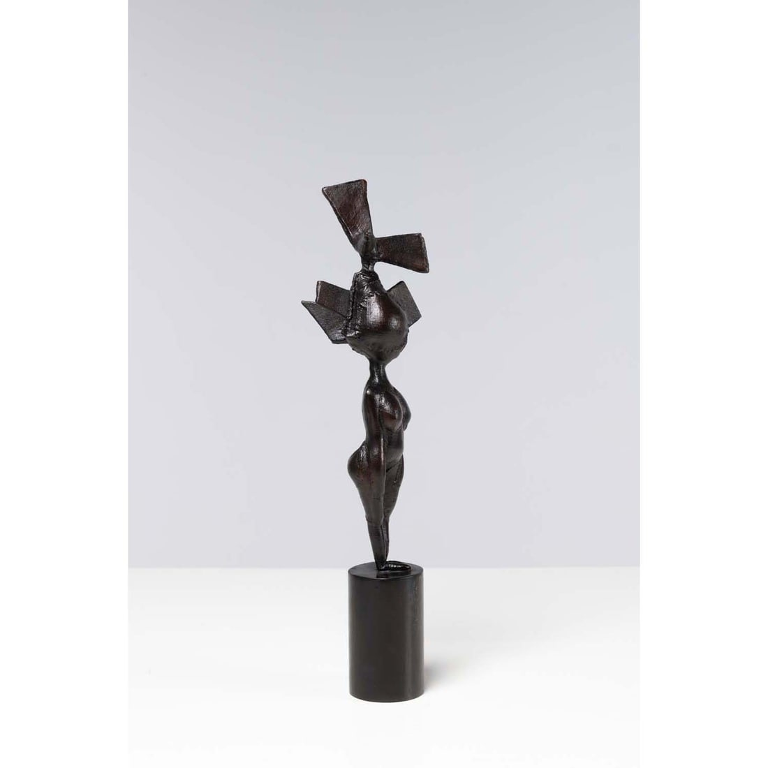 Christian Astuguevieille (born 1946) Petite Divinité Cubiste – 2/8: Christian Astuguevieille (born 1946)Petite Divinité Cubiste – 2/8SculptureBronze with black patinaLost-wax cast edition by Fonderie FusionsMonogrammed ‘CA’, dated ‘2023