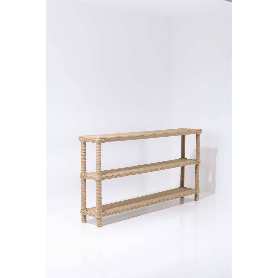 Christian Astuguevieille (born 1946) Moisrou: Christian Astuguevieille (born 1946)MoisrouConsoleHemp ropeModel created in 1990H 104 × L 203 × W 36 cmExhibition: 1990, Moisson, Galerie Théorème,Brussels