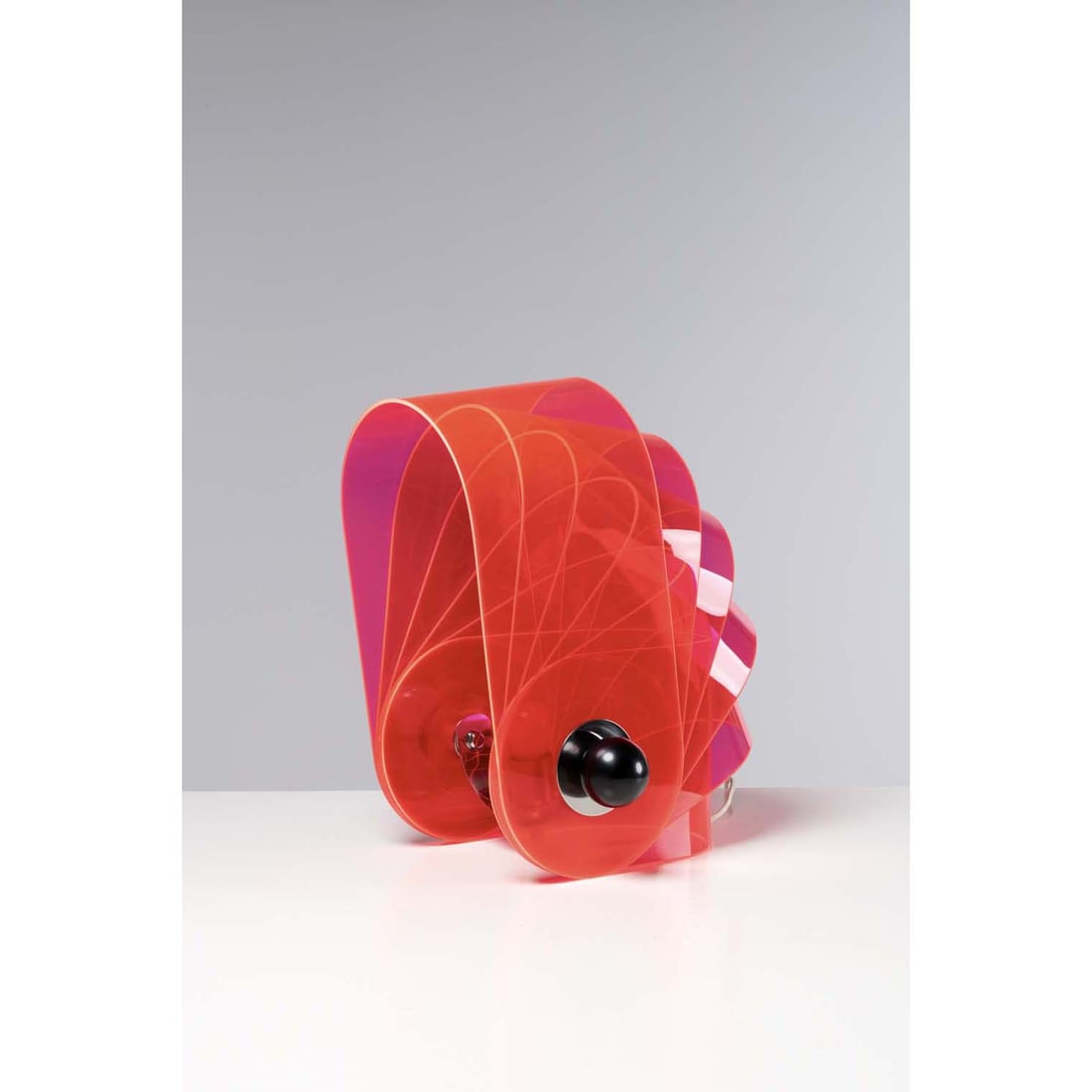 Superstudio (1966-1986) Gherpe: Superstudio (1966-1986)GherpeTable lampBent-laminated Perspex and chromed steelEdited by PoltronovaModel created in 1967H 33 × L 19 × W 45 cmBibliography: C. & P. Fiell, '1000 Lights', 1870