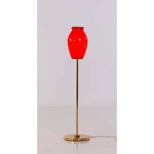 Studio Job (2000), for Venini Vase - N12/29: Studio Job (2000), for VeniniVase - N12/29Floor lampBlown glass and metalSigned, dated and numbered 'Venini, 2018, Studio Job, 12/29'Limited edition of 29 Model created in 2018H 130 x &#216; 30 cm