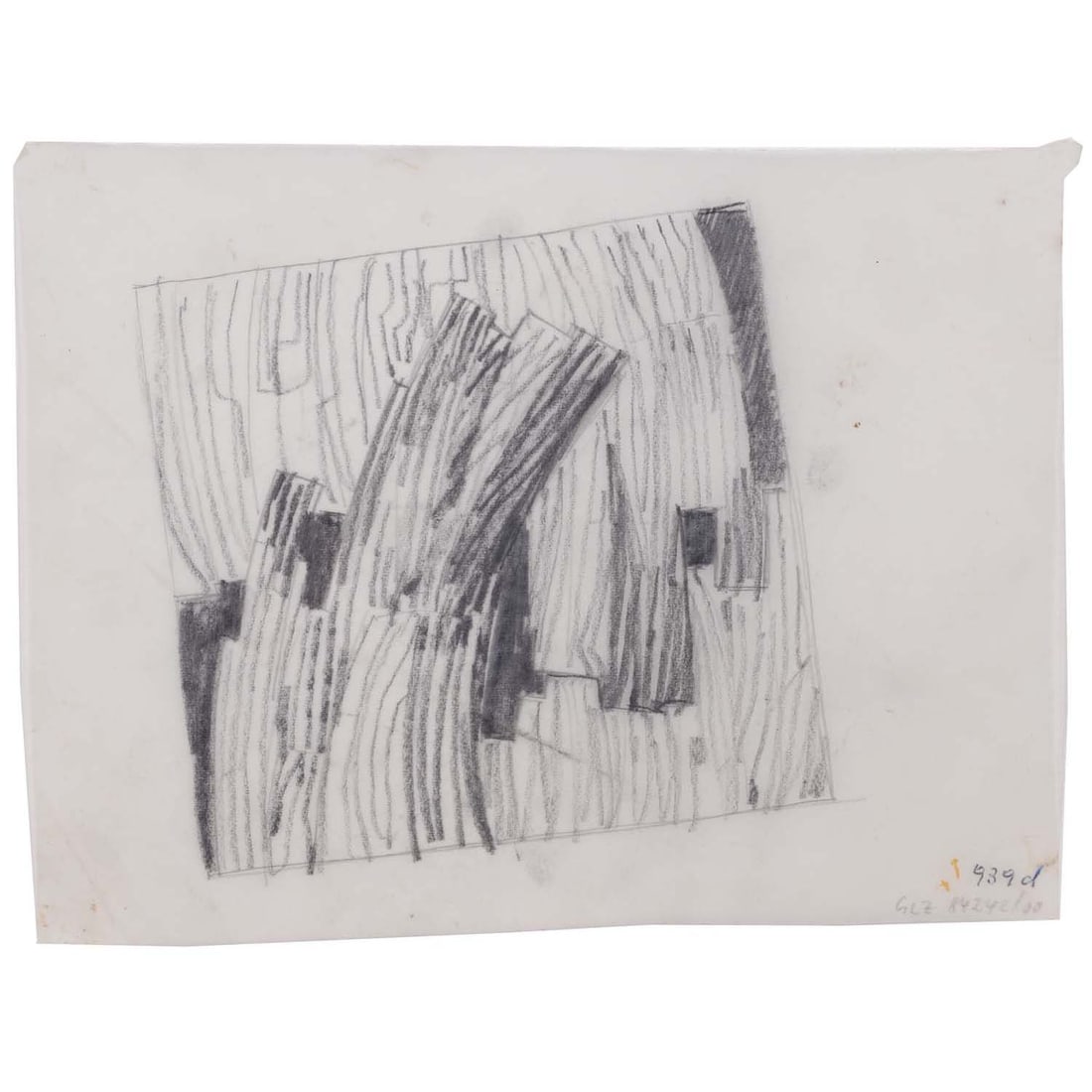 Zoltan Kemény (1907-1965) Sympathie, 1960 Graphite on tracing paper Annotated on the bottom: Zoltan Kemény (1907-1965)Sympathie, 1960Graphite on tracing paperAnnotated on the bottom right18 x 24 cmProvenance: Galerie Lelong, Paris- Private collection, ParisBibliography: Zoltan Kemén