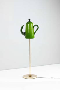 Studio Job (2000), for Venini Chocolate Pot - N° II/IX: Studio Job (2000), for VeniniChocolate Pot - N° II/IXFloor lamp Blown glass and metal Signed, dated and numbered 'Venini, 2011, Studio Job, II/IX'Limited edition of 9Model created in 2011H 137 &#