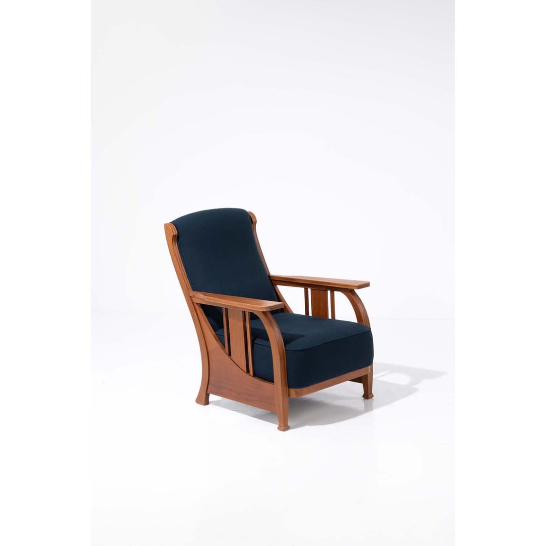 Carl Westman (1866-1936) Armchair: Carl Westman (1866-1936)ArmchairWood and fabricModel created circa 1910H 100 × L 76 × W 69 cm