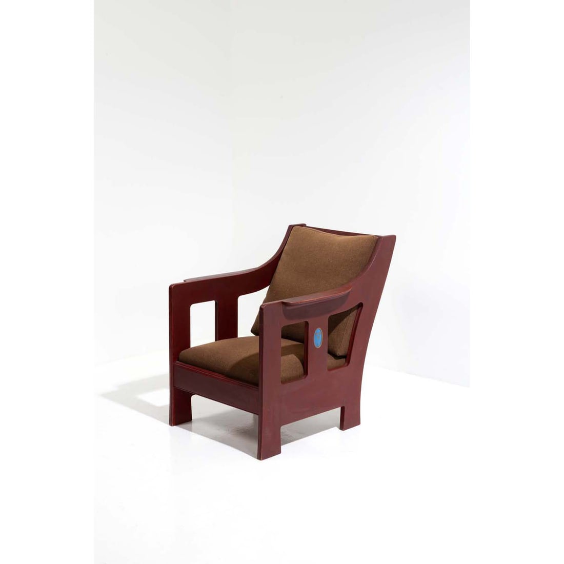 Carl Westman (1866-1936) Armchair: Carl Westman (1866-1936)ArmchairLacquered wood and fabricModel created circa 1910H 86 × L 72 × W 83 cm