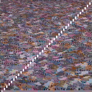 Ablade Glover (born 1934) Untitled, 1993 Oil on canvas Signed and dated on the bottom left 101 x 101: Ablade Glover (born 1934)Untitled, 1993Oil on canvasSigned and dated on the bottom left101 x 101 cmProvenance: Private collection, Marseilles
