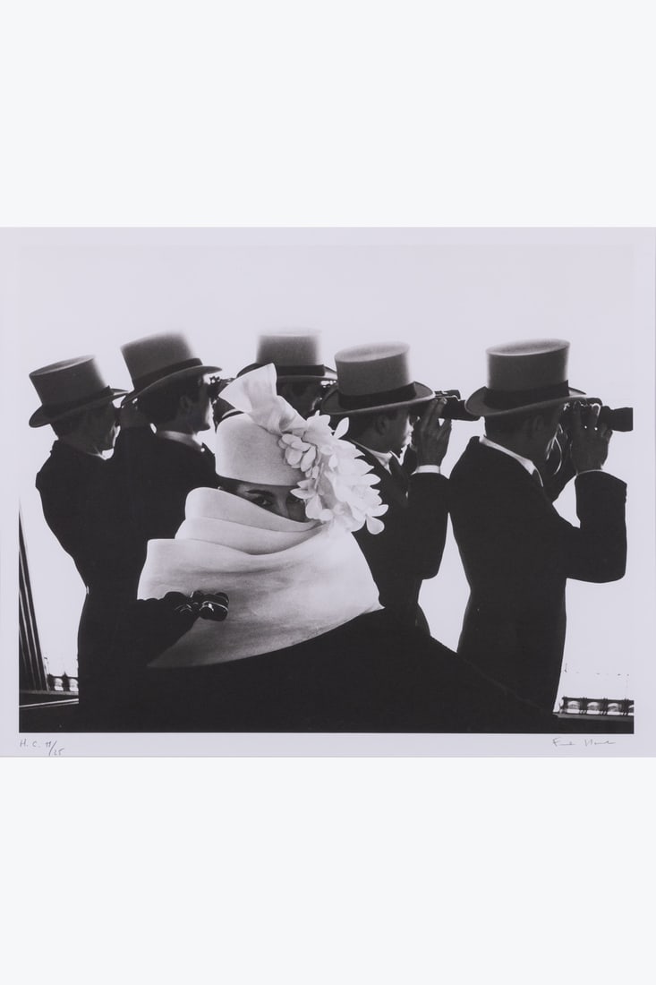 Frank Horvat (1928-2020) Hat by Givenchy, Hat C, 1958 Collotype Signed on the bottom right Numbered:: Frank Horvat (1928-2020)Hat by Givenchy, Hat C, 1958CollotypeSigned on the bottom rightNumbered: 'H.C. 11/25' on the bottom leftPrinted by Maeght in 1998Ed. Serge Aboukrat, Paris46 x 56 cm