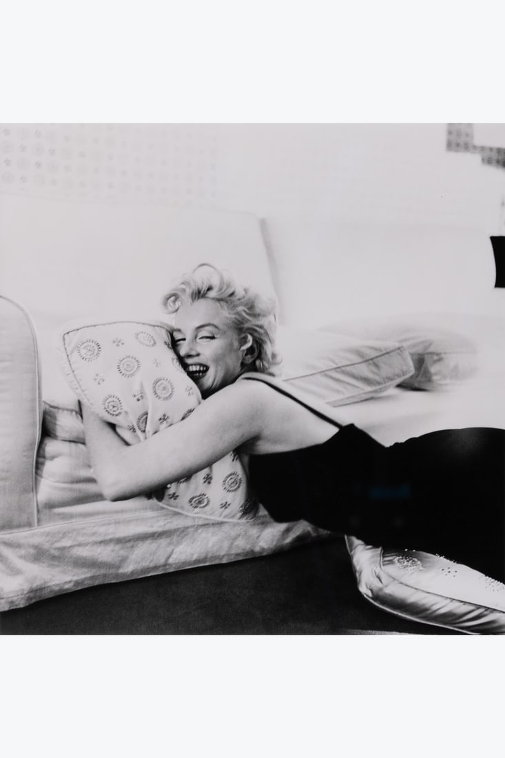 Cecil Beaton (1904-1980) Marilyn Monroe, Harper's Bazaar, 1956-2000 Gelatin silver print mounted on: Cecil Beaton (1904-1980)Marilyn Monroe, Harper's Bazaar, 1956-2000Gelatin silver print mounted on cardboard standPulled in 2000Archive stamp 'Beaton/Sotheby's', dated, titled and numbered on back 'Pri