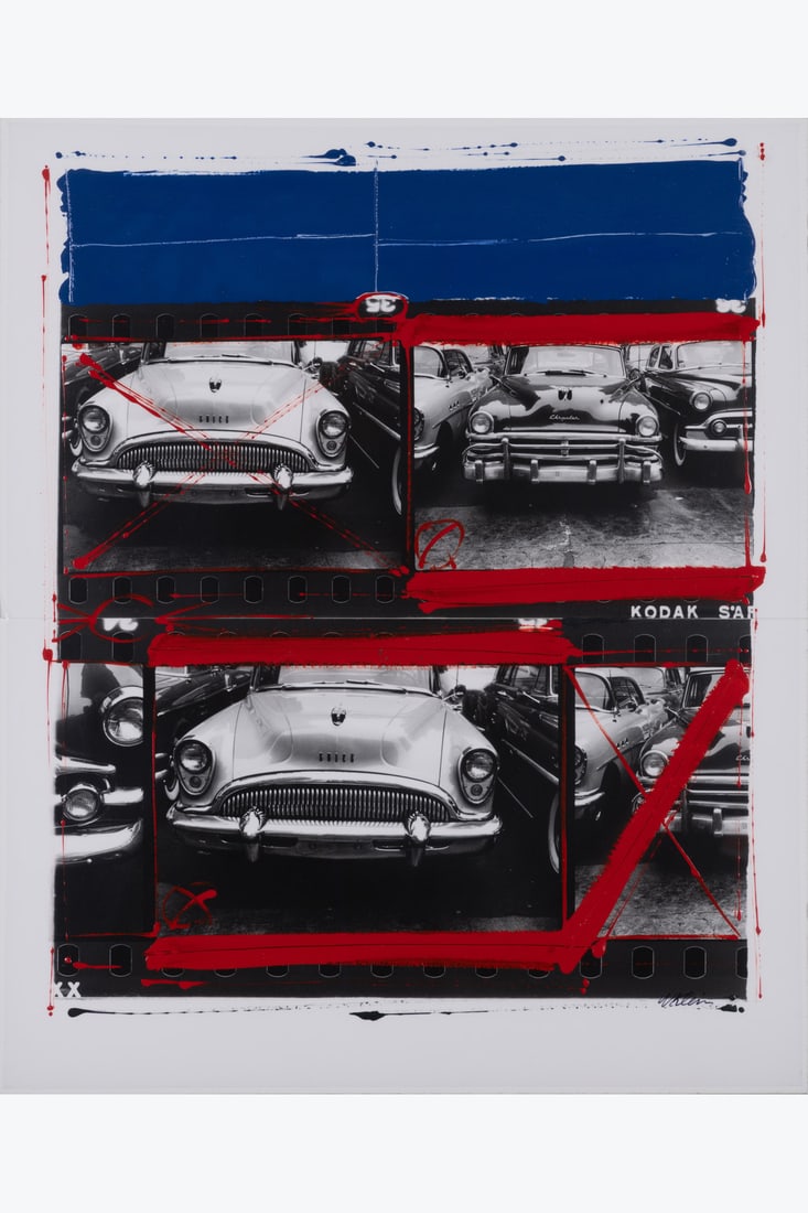 William Klein (1926-2022) Untitled Silver print and varnish Signed on the bottom right 60 x 50 cm: William Klein (1926-2022)UntitledSilver print and varnishSigned on the bottom right60 x 50 cmProvenance : Galerie Pièce Unique, Paris