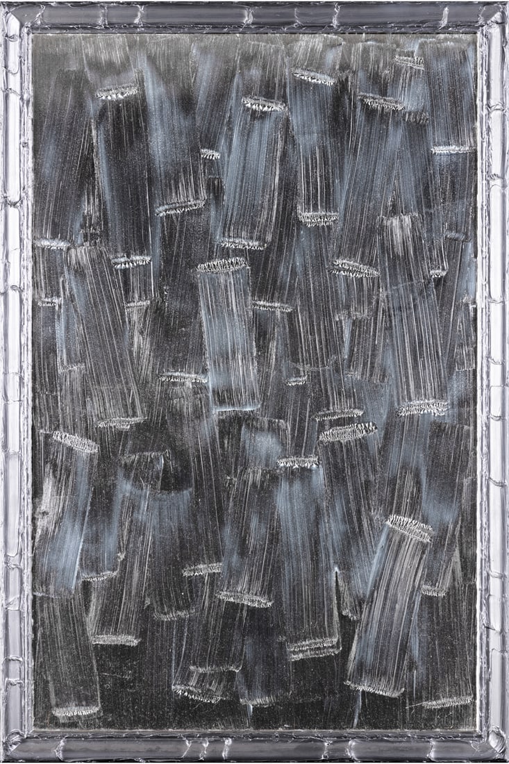 Bertrand Lavier (born 1949) Regency, 1990: Bertrand Lavier (born 1949)Regency, 1990Acrylic on mirrorSigned, dated and titled on the back150 x 100 cmProvenance: - Galerie Liliane & Michel Durand-Dessert, Paris- Purchased from the latter by the