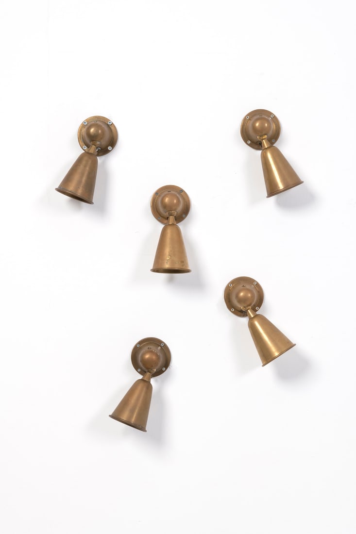 Gustavo Pulitzer (1887-1967) Suite de cinq appliques (1 of 1)